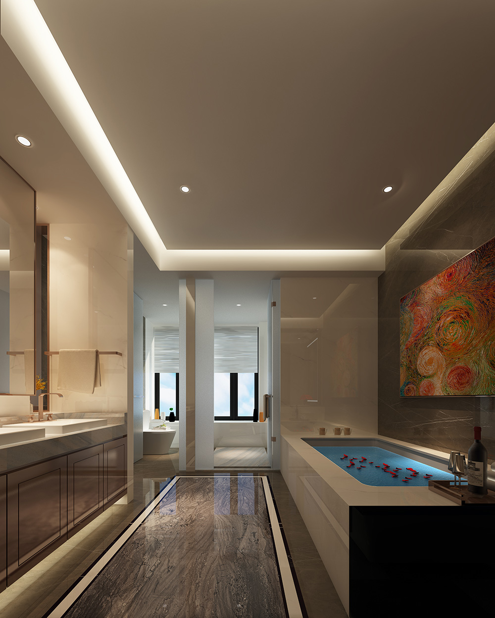 現(xiàn)代簡約風格室內(nèi)裝修設計效果圖-鉆石之家富春山居-室內(nèi)主衛(wèi)裝修設計 現(xiàn)代簡約風格室內(nèi)裝修設計效果圖-鉆石之家富春山居-室內(nèi)主衛(wèi)裝修設計