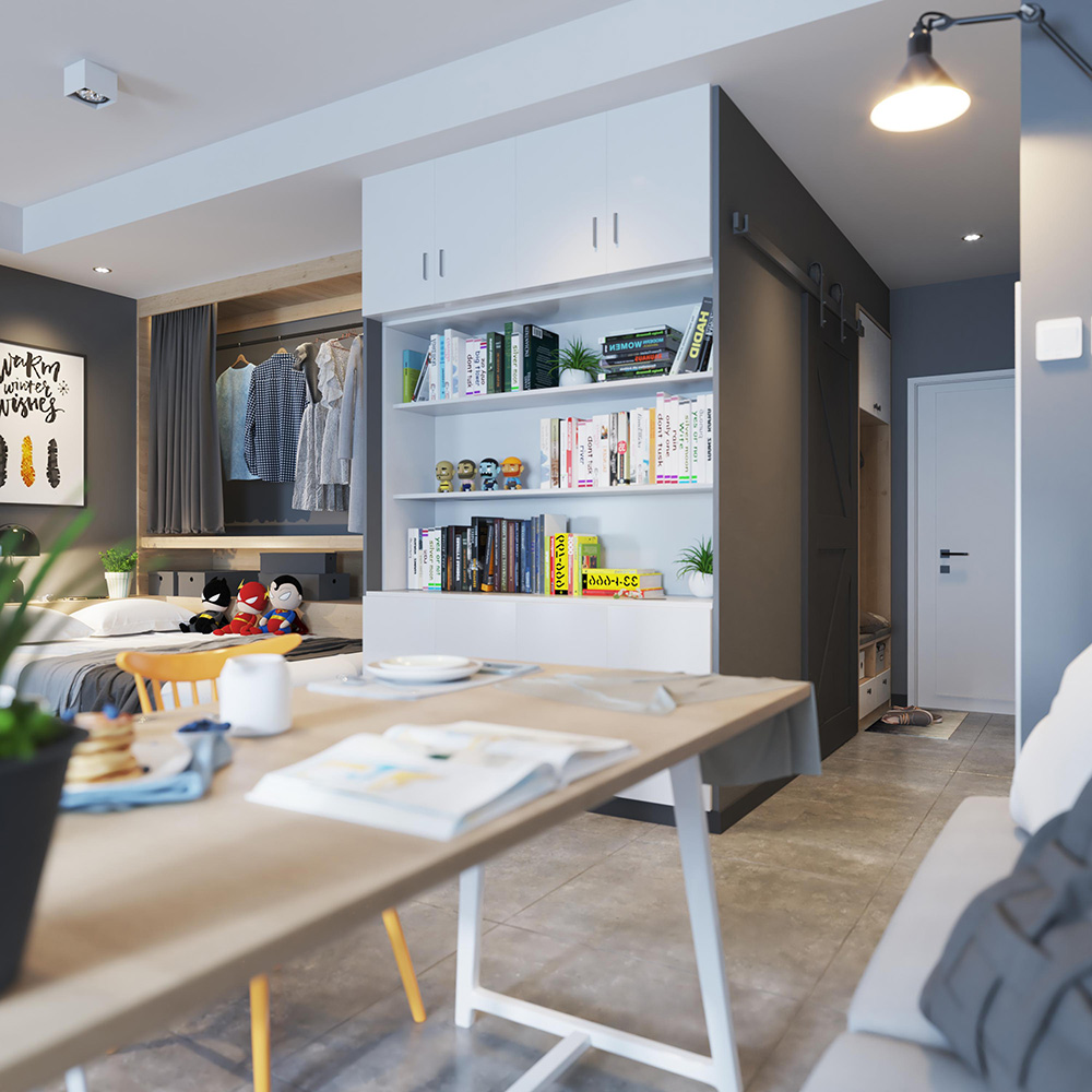 現(xiàn)代風格公寓裝修設計效果圖-客廳 現(xiàn)代風格公寓裝修設計效果圖-客廳