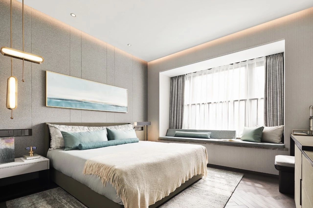 現(xiàn)代輕奢風格室內(nèi)設計家裝案例-臥室