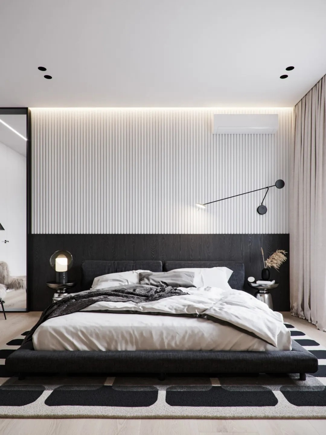 裝修案例現(xiàn)代簡約風格室內(nèi)裝修效果圖-臥室 裝修案例現(xiàn)代簡約風格室內(nèi)裝修效果圖-臥室