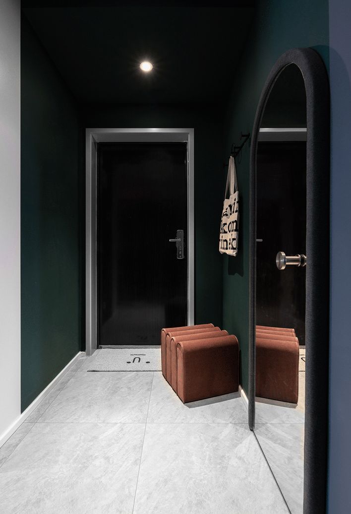 裝修案例輕奢風格室內(nèi)裝修效果圖-玄關