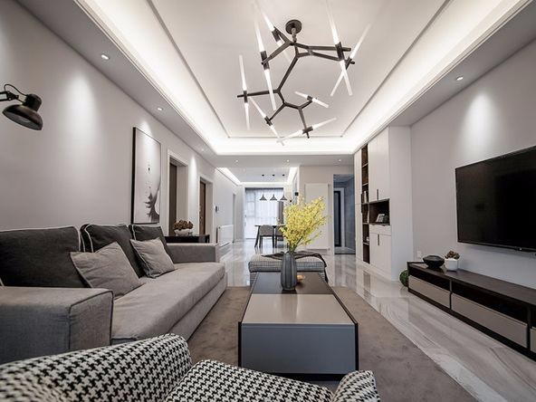 廣州市黃埔花園現(xiàn)代簡(jiǎn)約風(fēng)格三居室裝修案例