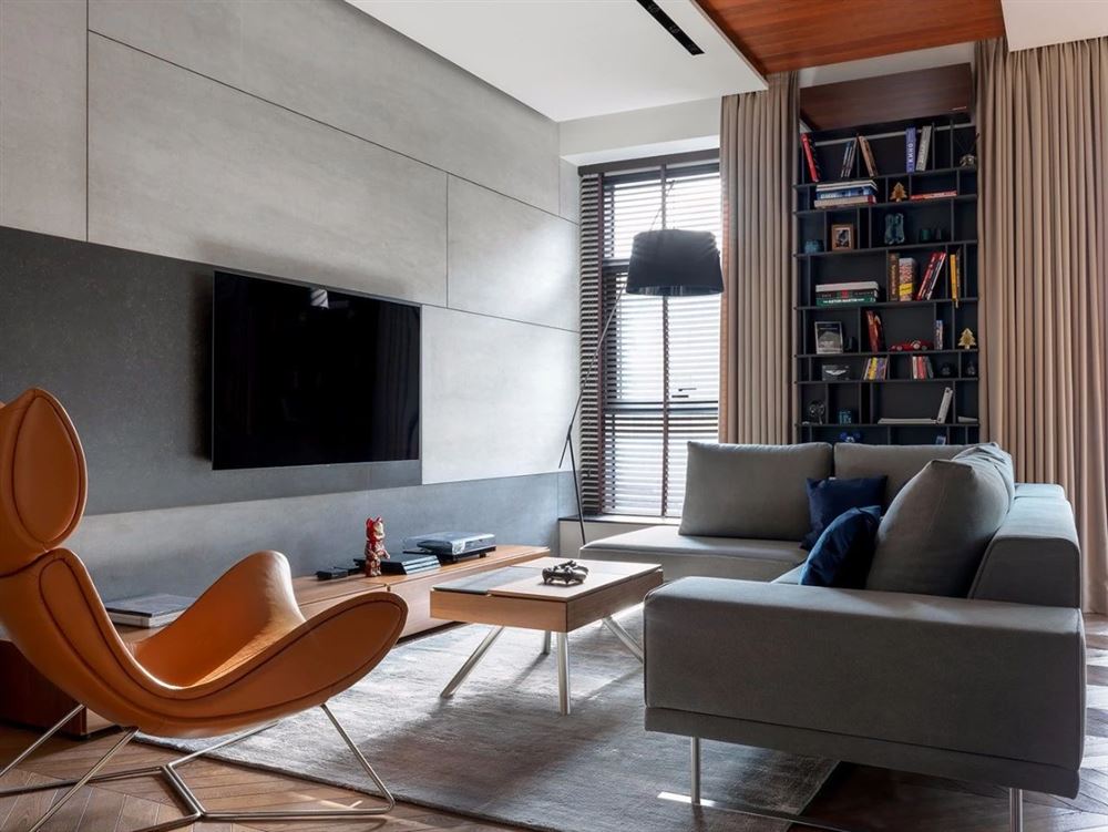 南寧市茶花園小區(qū)輕奢風(fēng)格三居室裝修案例