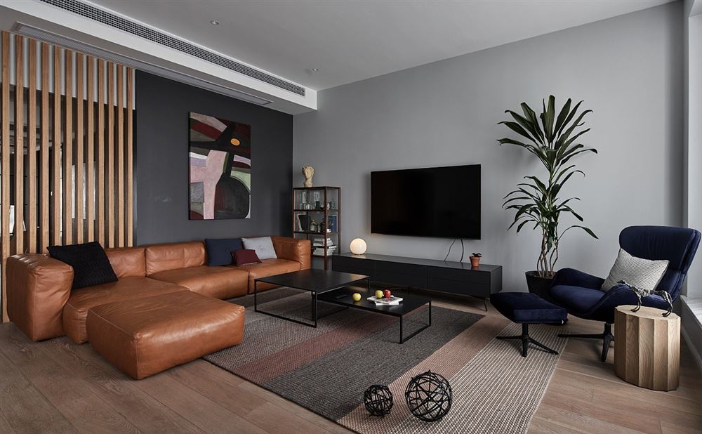 佛山市金地·中南·新城大境現(xiàn)代風格三居室裝修案例