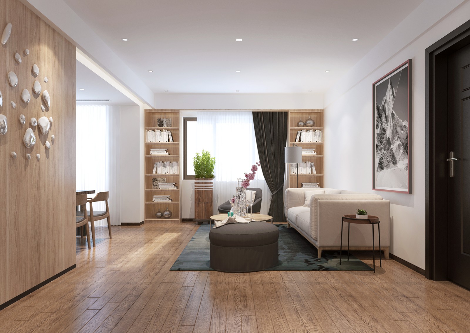 裝修案例北歐簡約風(fēng)格室內(nèi)裝修效果圖-客廳 裝修案例北歐簡約風(fēng)格室內(nèi)裝修效果圖-客廳