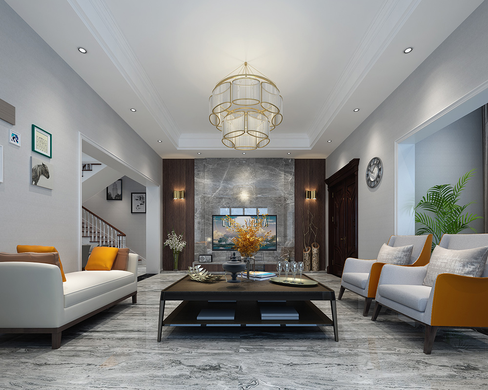 裝修公司現(xiàn)代簡約風(fēng)格別墅裝修效果圖-客廳 裝修公司現(xiàn)代簡約風(fēng)格別墅裝修效果圖-客廳