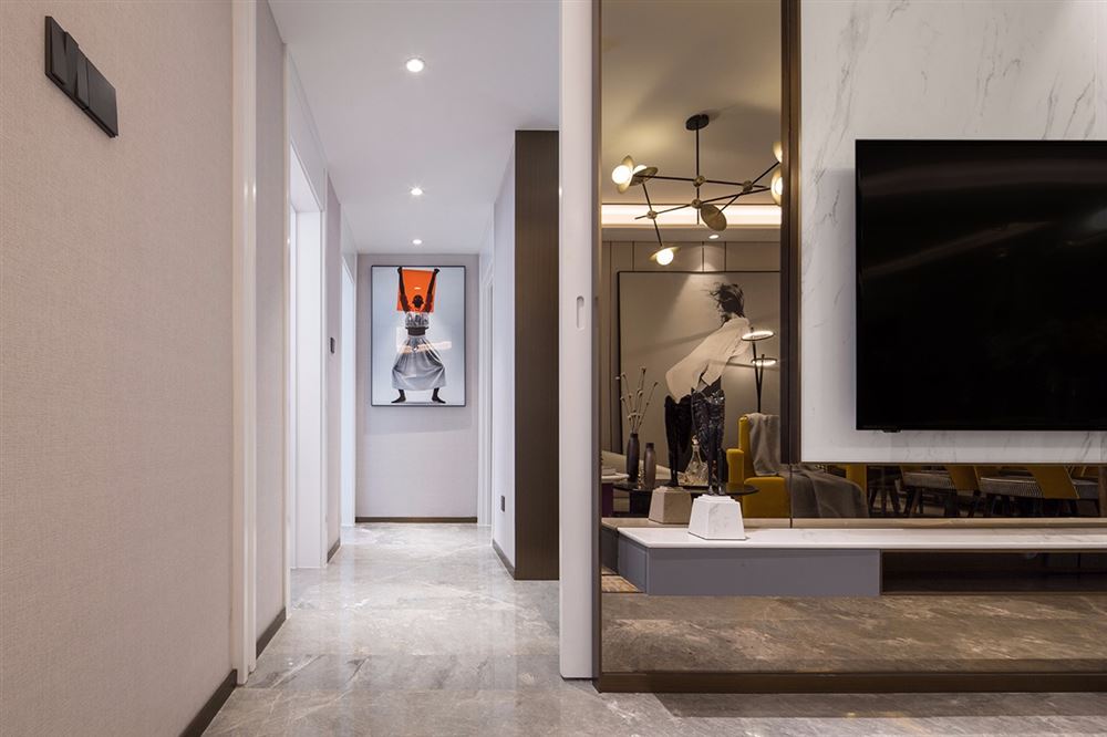 湛江市山湖海上城北歐風(fēng)格三居室裝修案例