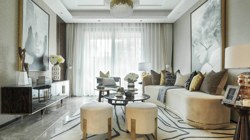 歐式英倫風格室內(nèi)設計家裝案例-客廳 歐式英倫風格室內(nèi)設計家裝案例-客廳