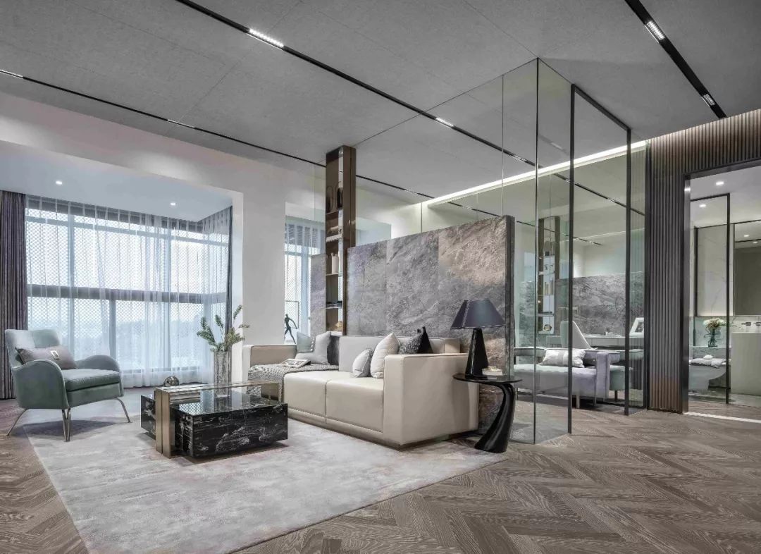 現(xiàn)代輕奢風(fēng)格室內(nèi)設(shè)計(jì)家裝案例-客廳 現(xiàn)代輕奢風(fēng)格室內(nèi)設(shè)計(jì)家裝案例-客廳