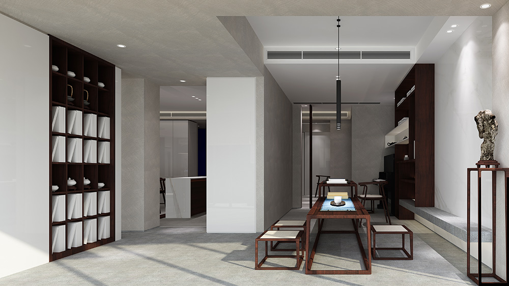 新中式風(fēng)格室內(nèi)裝修設(shè)計(jì)效果圖-雅頌流花君庭平層-室內(nèi)茶室裝修設(shè)計(jì) 新中式風(fēng)格室內(nèi)裝修設(shè)計(jì)效果圖-雅頌流花君庭平層-室內(nèi)茶室裝修設(shè)計(jì)