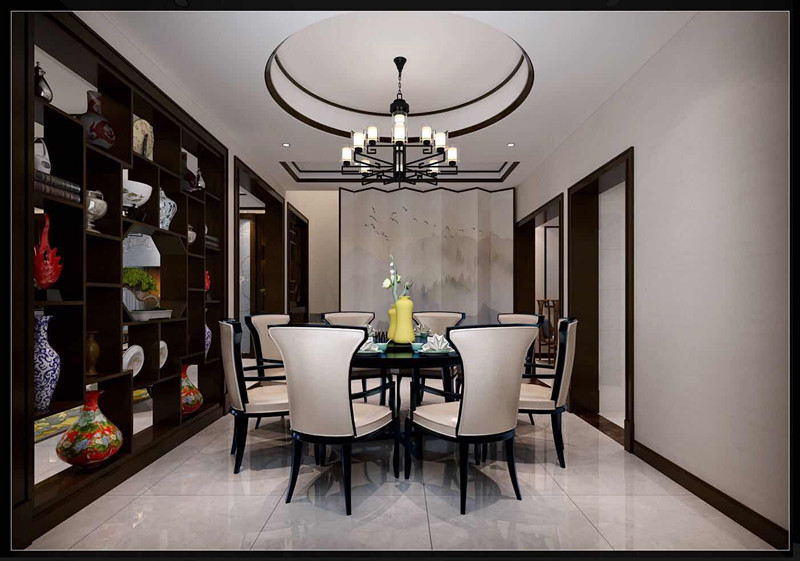 合肥市鉑悅·廬州府新中式風(fēng)格別墅裝修案例