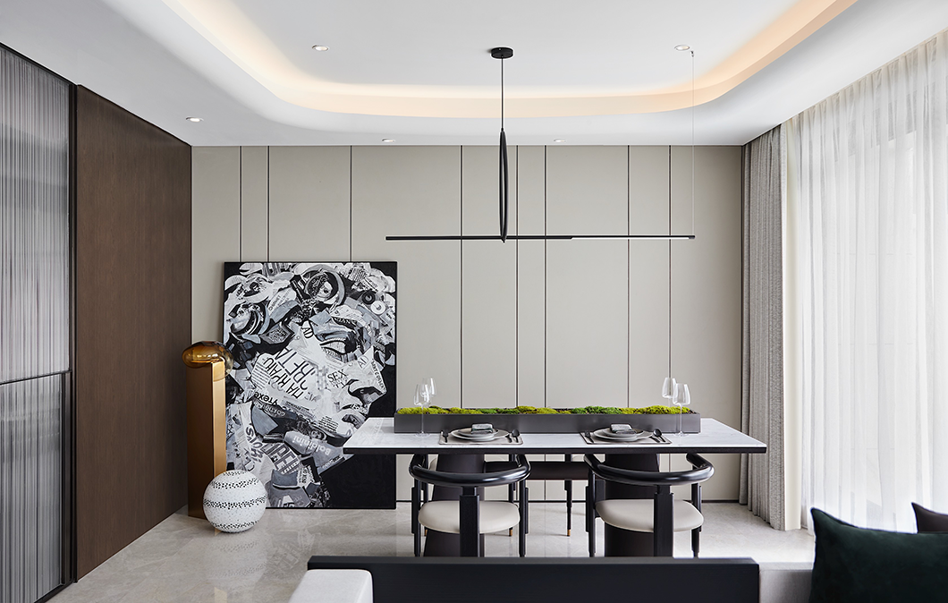 現(xiàn)代簡約風格別墅室內(nèi)設(shè)計家裝案例-餐廳 現(xiàn)代簡約風格別墅室內(nèi)設(shè)計家裝案例-餐廳