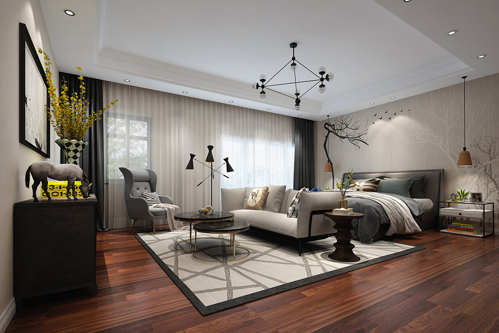 裝修公司現(xiàn)代簡約風(fēng)格別墅裝修效果圖-主臥 裝修公司現(xiàn)代簡約風(fēng)格別墅裝修效果圖-主臥