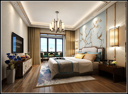 嘉興市錦繡南苑歐式風(fēng)格四居室裝修案例