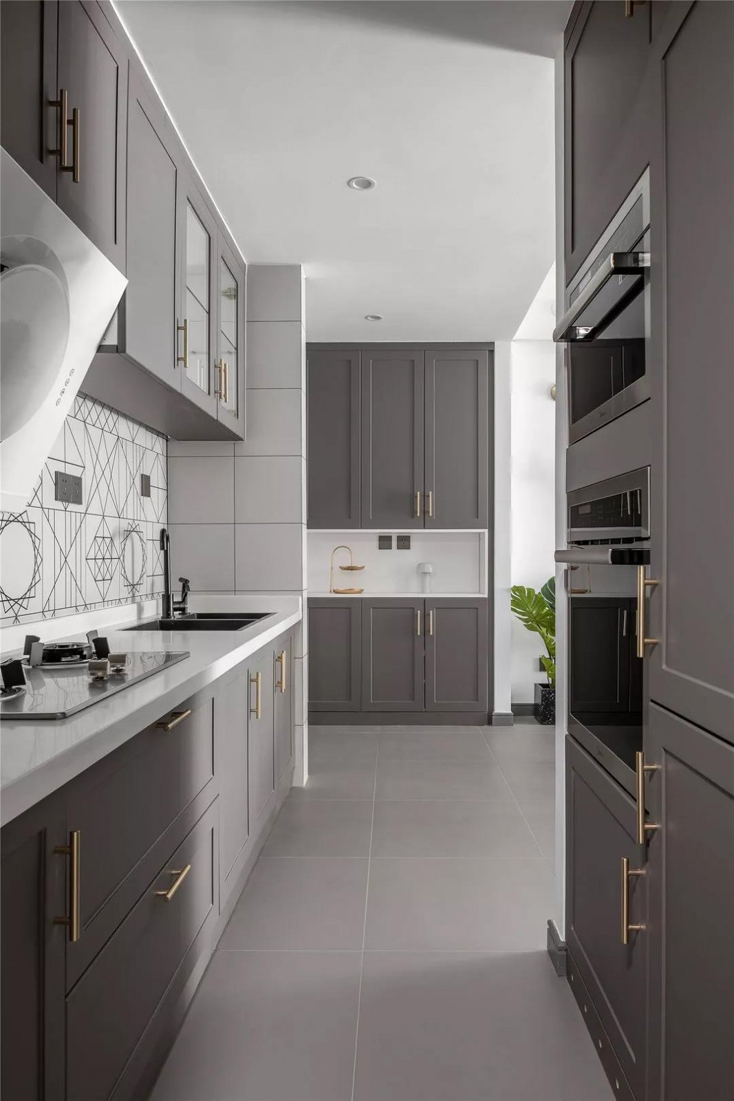 極簡風格家裝設(shè)計室內(nèi)裝修效果圖-廚房