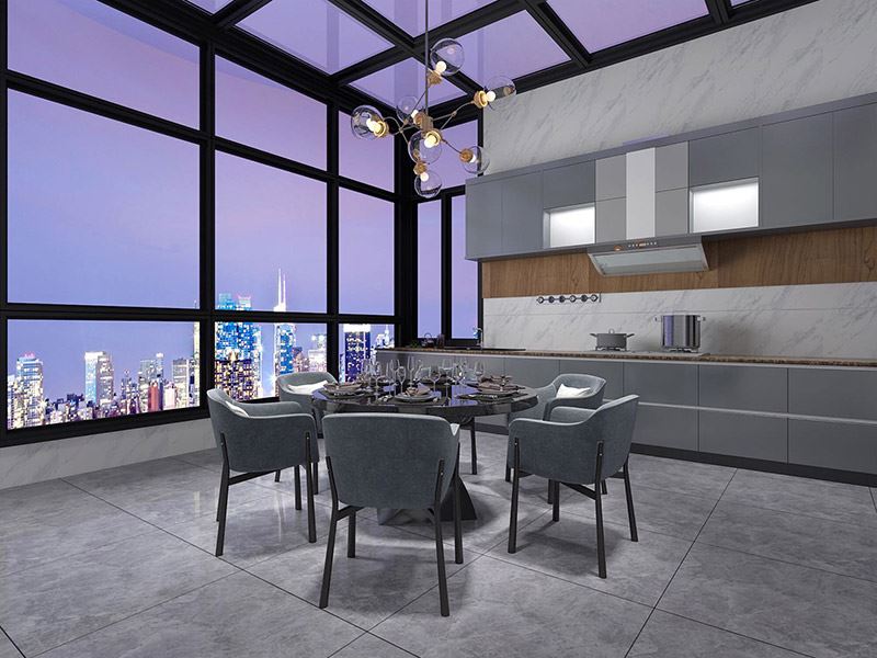 臺州市濱海灣花苑輕奢風(fēng)格平層裝修案例