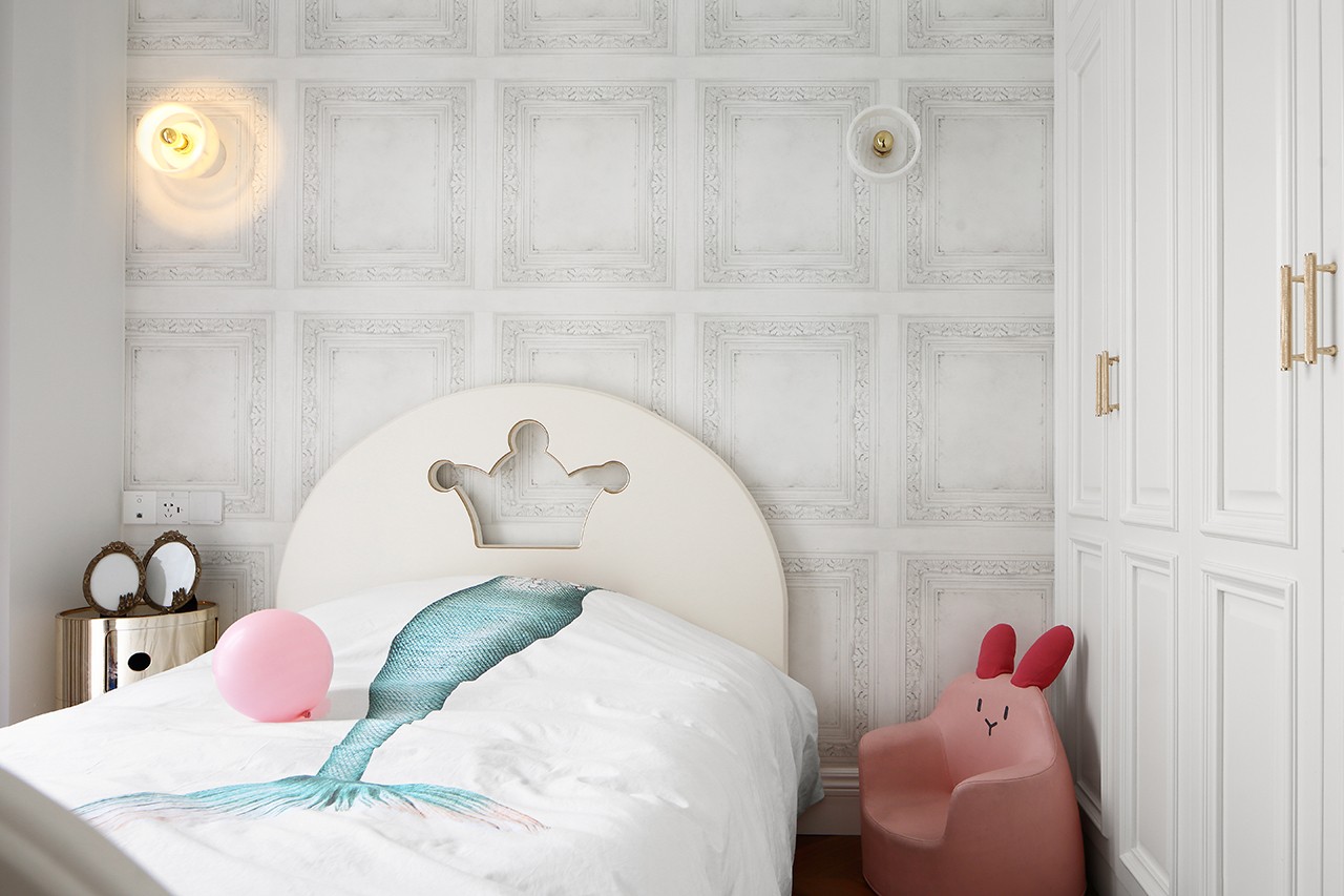 簡(jiǎn)歐輕奢風(fēng)格家裝設(shè)計(jì)別墅裝修效果圖-兒童房 簡(jiǎn)歐輕奢風(fēng)格家裝設(shè)計(jì)別墅裝修效果圖-兒童房