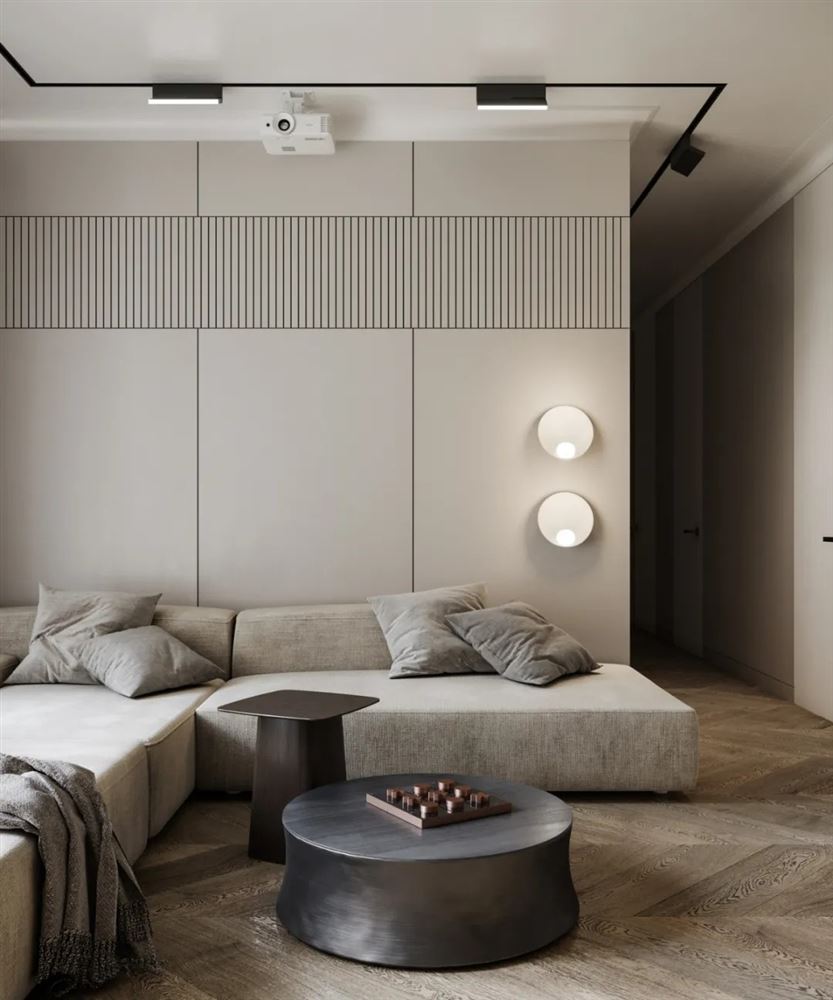 廣州市珠江金茂府現(xiàn)代簡約風(fēng)格三居室裝修案例