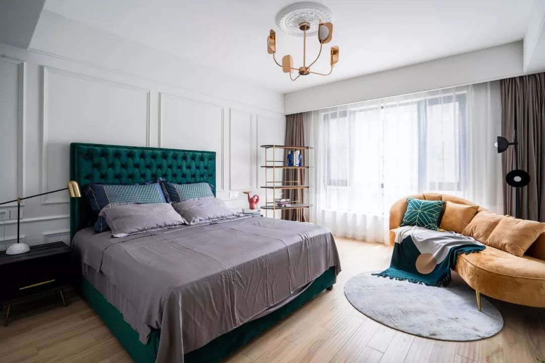 裝修公司法式風格室內(nèi)裝修效果圖-主臥