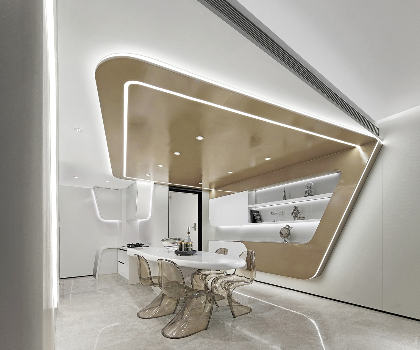 現(xiàn)代簡約風格室內(nèi)設(shè)計家裝案例-餐廳 現(xiàn)代簡約風格室內(nèi)設(shè)計家裝案例-餐廳