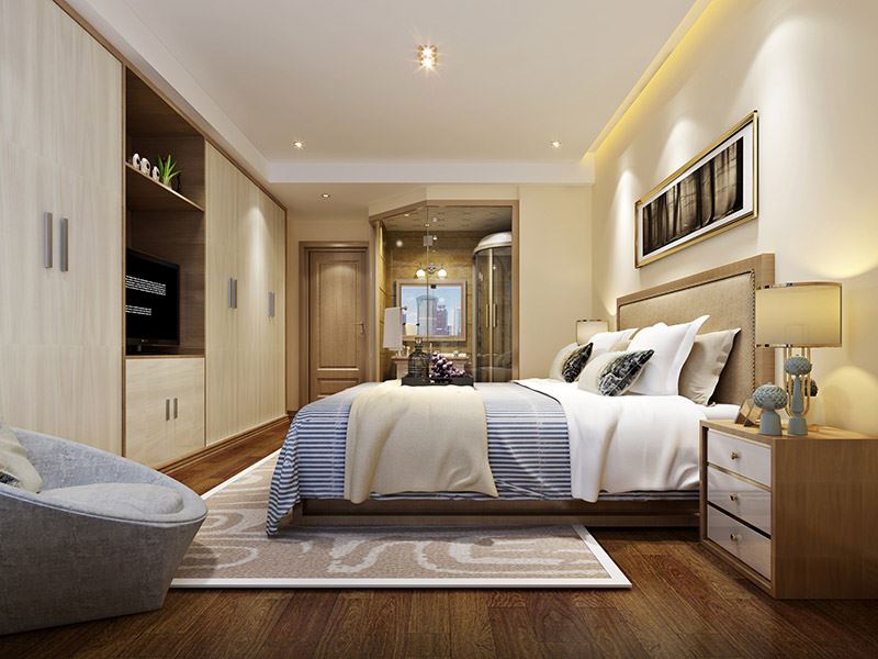 河源市碧浪大廈現(xiàn)代簡約風(fēng)格四居室裝修案例