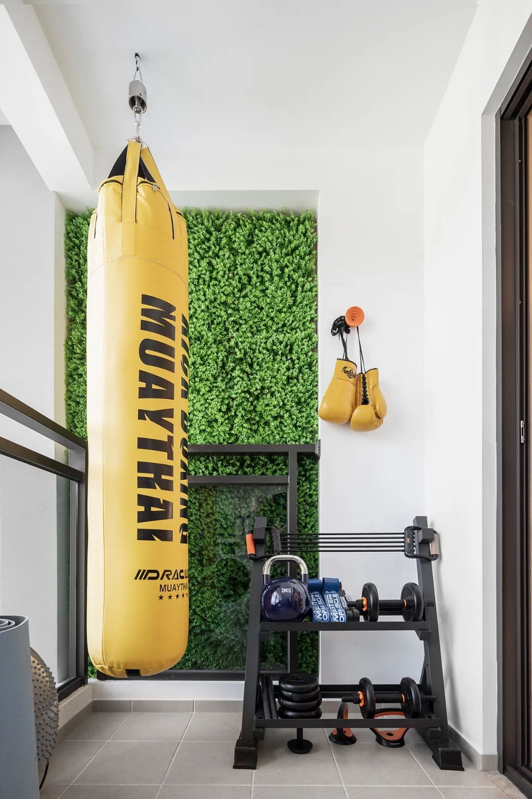 現(xiàn)代簡約風格家裝設計室內(nèi)裝修效果圖-陽臺健身區(qū) 現(xiàn)代簡約風格家裝設計室內(nèi)裝修效果圖-陽臺健身區(qū)