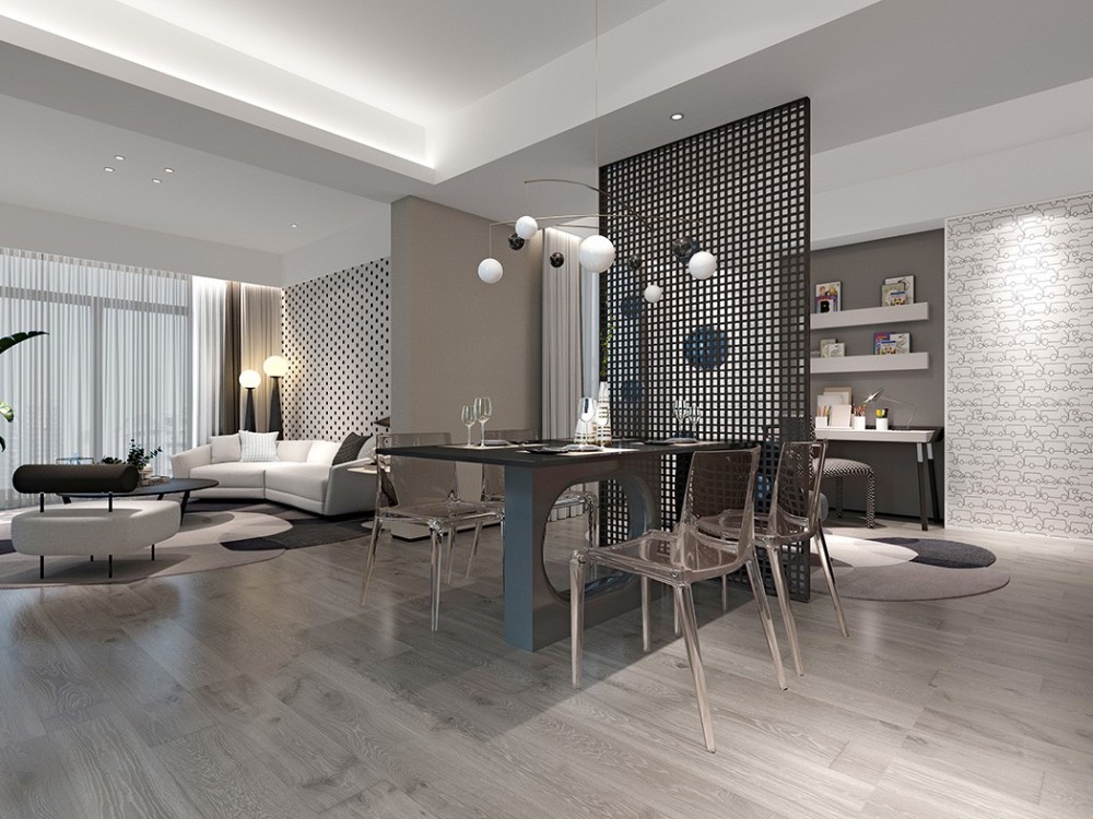 現(xiàn)代簡(jiǎn)約風(fēng)格室內(nèi)家裝案例效果圖-餐廳 現(xiàn)代簡(jiǎn)約風(fēng)格室內(nèi)家裝案例效果圖-餐廳