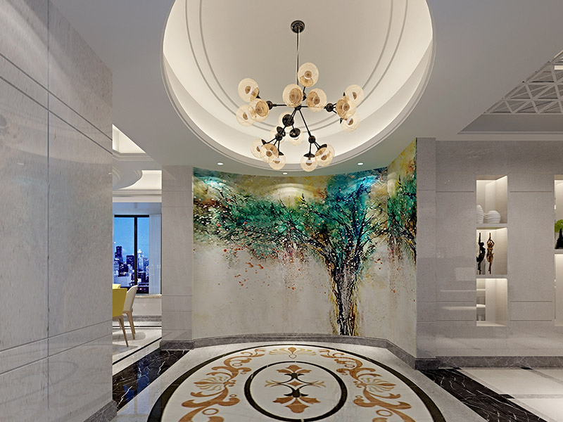 潮州市八號(hào)工業(yè)區(qū)住宅現(xiàn)代簡約風(fēng)格三居室裝修案例