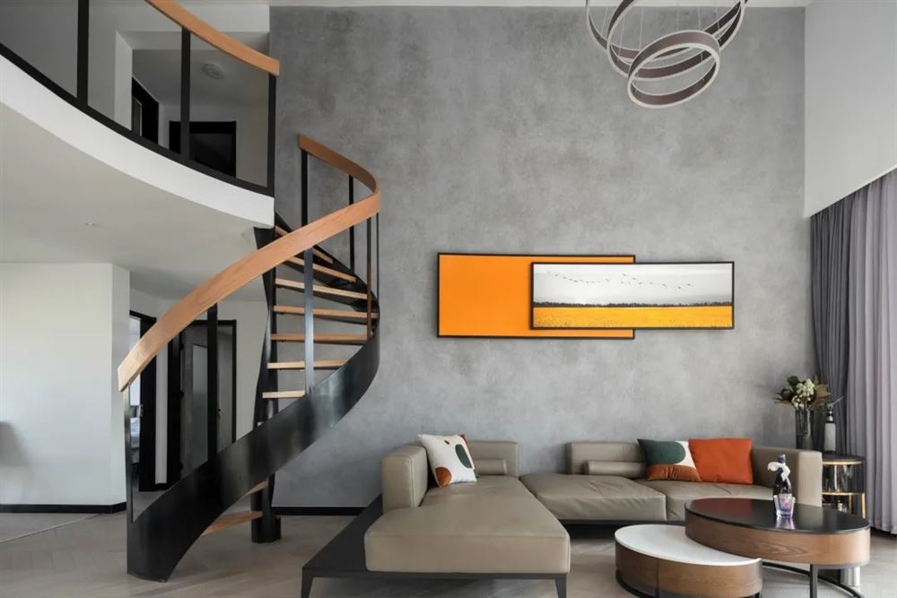 清遠(yuǎn)市臥龍五洲世紀(jì)城現(xiàn)代簡(jiǎn)約風(fēng)格復(fù)式裝修案例