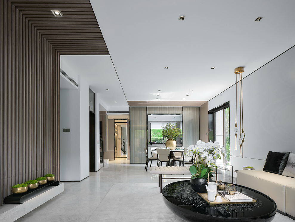 現(xiàn)代風格別墅室內(nèi)設(shè)計家裝案例-客餐廳 現(xiàn)代風格別墅室內(nèi)設(shè)計家裝案例-客餐廳