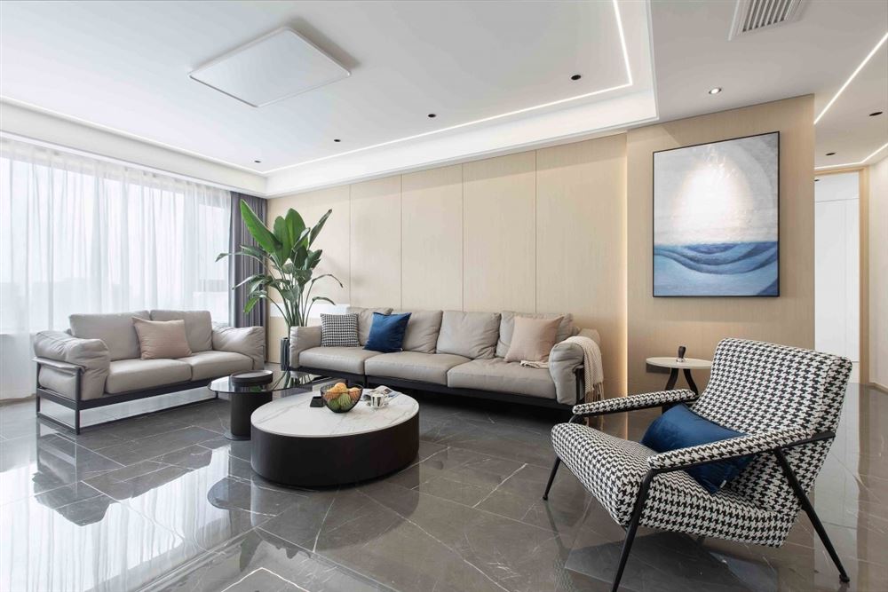 江門市鶴山新華城現(xiàn)代簡約風(fēng)格四居室裝修案例