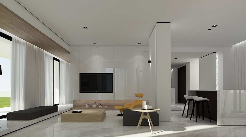 現(xiàn)代極簡(jiǎn)風(fēng)格別墅裝修設(shè)計(jì)效果圖-迎江"逸"墅·碧桂園-別墅裝修設(shè)計(jì)一樓客廳 現(xiàn)代極簡(jiǎn)風(fēng)格別墅裝修設(shè)計(jì)效果圖-迎江"逸"墅·碧桂園-別墅裝修設(shè)計(jì)一樓客廳