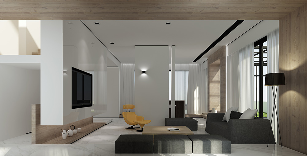 現(xiàn)代極簡(jiǎn)風(fēng)格別墅裝修設(shè)計(jì)效果圖-迎江"逸"墅·碧桂園-別墅裝修設(shè)計(jì)一樓客廳 現(xiàn)代極簡(jiǎn)風(fēng)格別墅裝修設(shè)計(jì)效果圖-迎江"逸"墅·碧桂園-別墅裝修設(shè)計(jì)一樓客廳