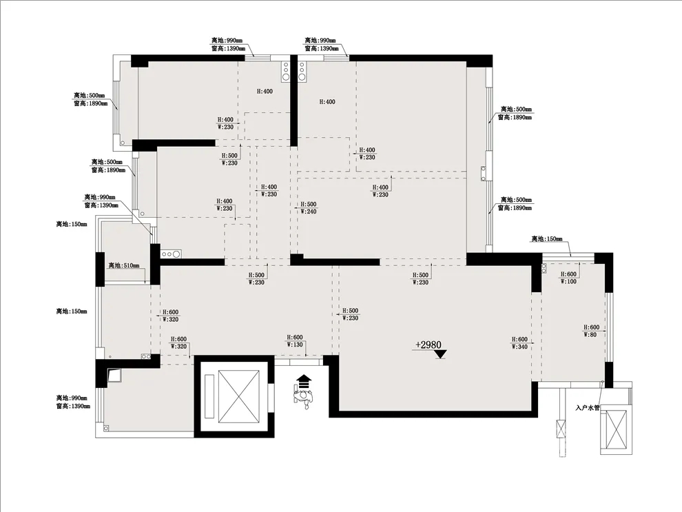 裝修公司黑白灰輕奢經(jīng)典風(fēng)格-平面圖 裝修公司黑白灰輕奢經(jīng)典風(fēng)格-平面圖