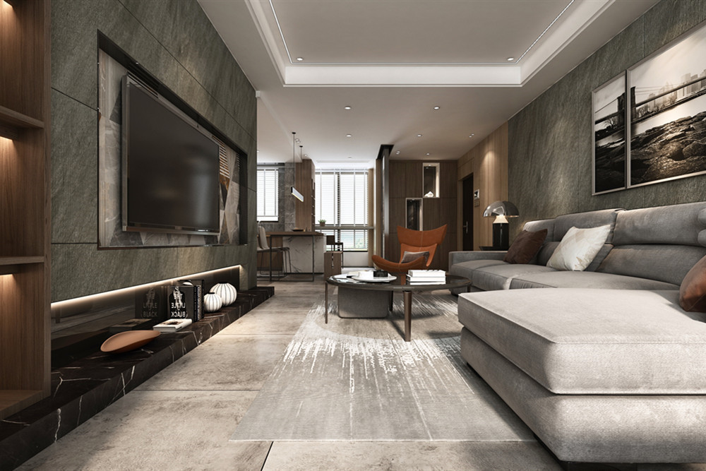 中山市楓璟美地現(xiàn)代簡約風(fēng)格四居室裝修案例