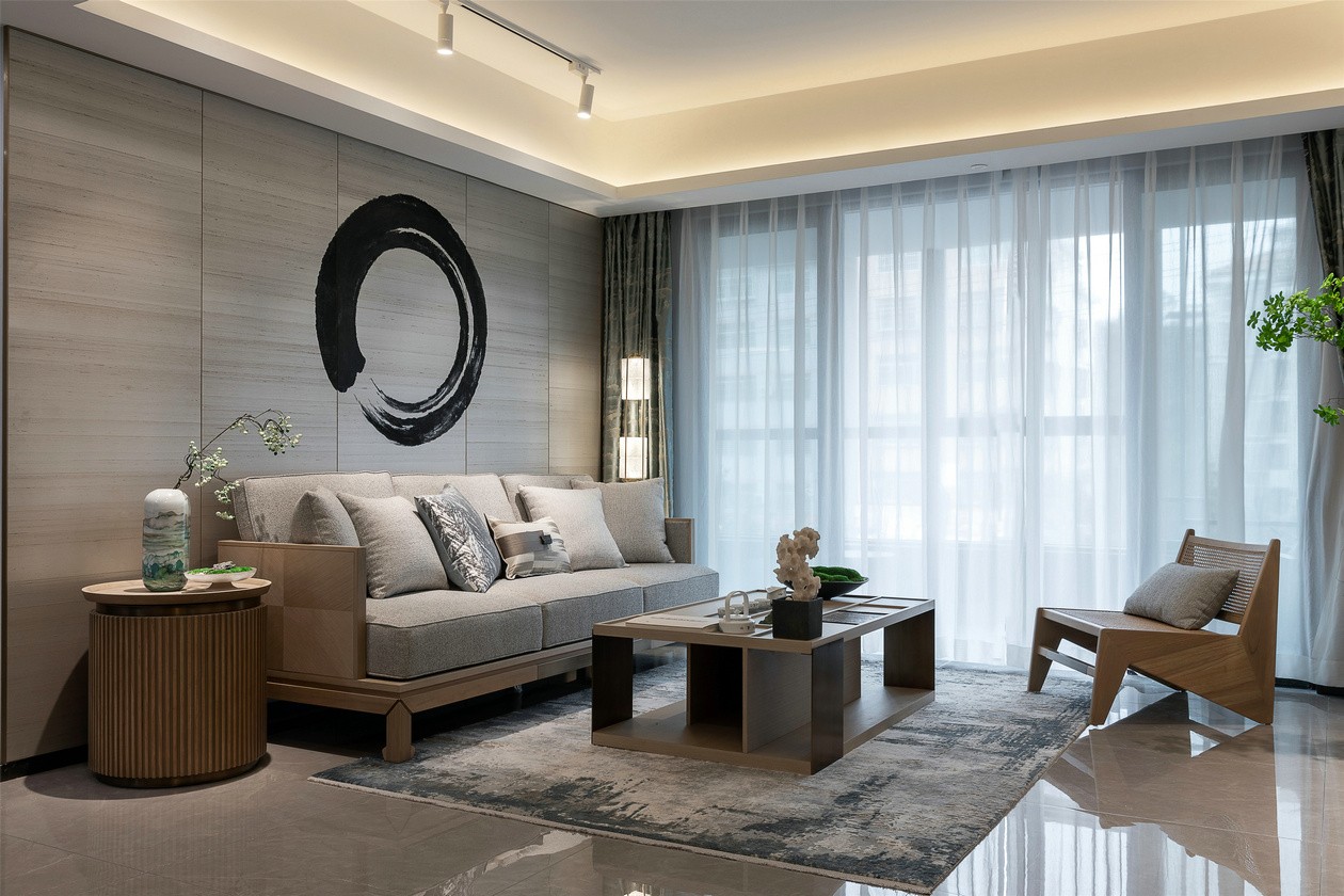 廣州市翡翠綠洲森林半島現(xiàn)代簡(jiǎn)約風(fēng)格三居室裝修案例