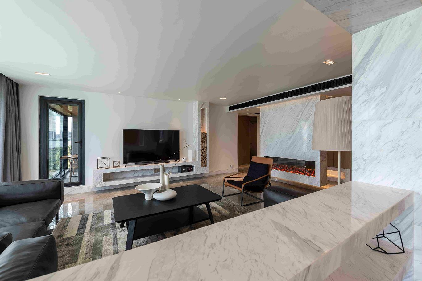 廣州市富力天朗明居現(xiàn)代簡(jiǎn)約風(fēng)格三居室裝修案例