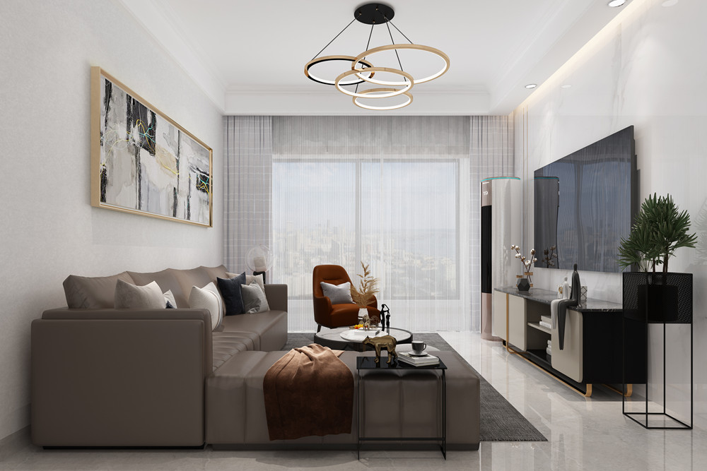 惠州市碧桂園竹溪山境(別墅)現(xiàn)代簡(jiǎn)約風(fēng)格三居室裝修案例