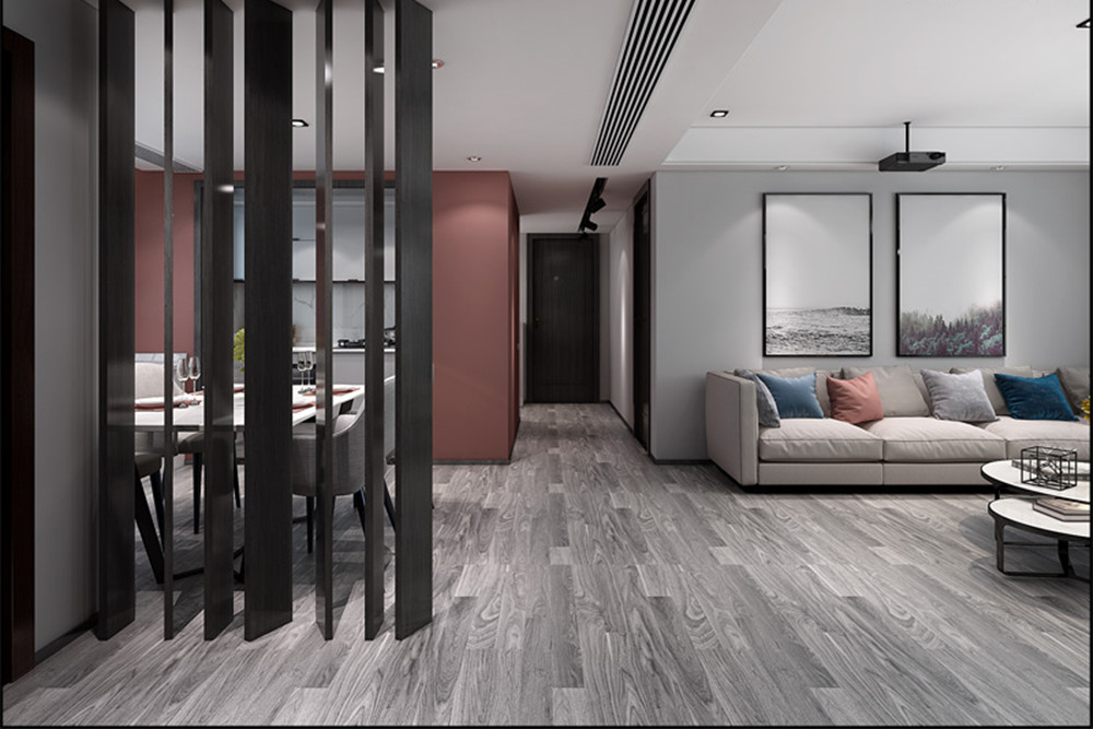 合肥市金隅大成郡現(xiàn)代簡約風格三居室裝修案例