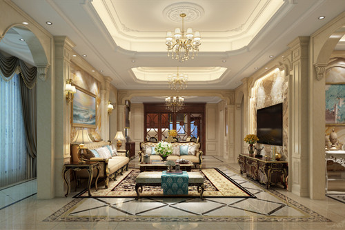 ?？谑邪埞W式風(fēng)格別墅裝修案例