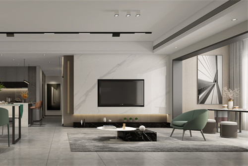 ?？谑邪埞F(xiàn)代簡約風(fēng)格四居室裝修案例