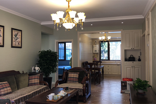 秦皇島201-300平米美式風格中央公園裝修設計效果圖