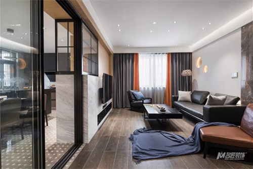 常州市陽光龍庭現(xiàn)代簡(jiǎn)約風(fēng)格三居室裝修案例