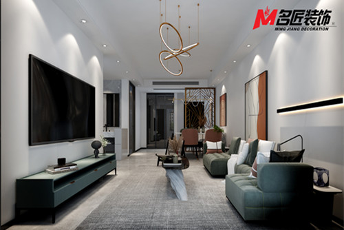 臺州市濱海灣花苑現(xiàn)代簡約風(fēng)格二居室裝修案例