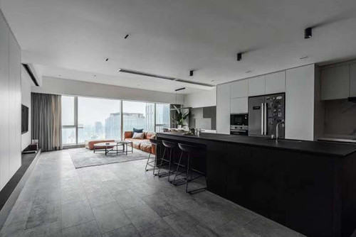 玉林101-200平米現(xiàn)代簡約風格巴黎水岸室內(nèi)裝修設(shè)計案例