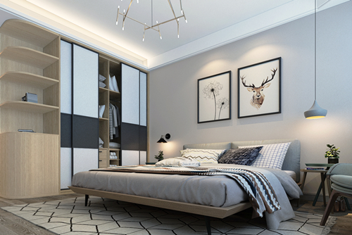 百色市田東碧桂園北歐風格三居室裝修案例