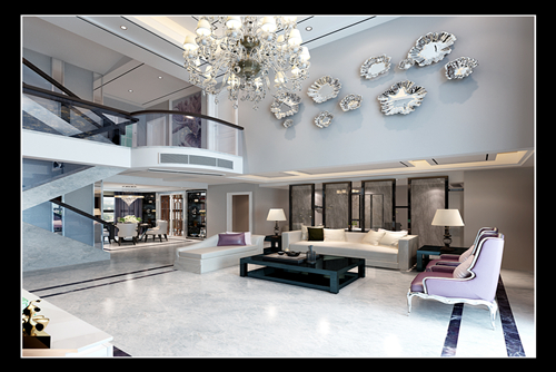 泉州市保利寶龍和光悅湖現(xiàn)代簡(jiǎn)約風(fēng)格復(fù)式裝修案例