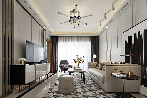 揭陽市鳳凰新城現(xiàn)代簡約風(fēng)格三居室裝修案例