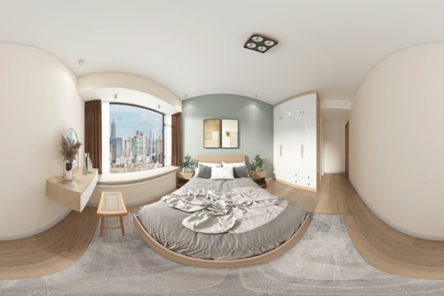 江門市新會駿景灣豪庭北歐風(fēng)格三居室裝修案例