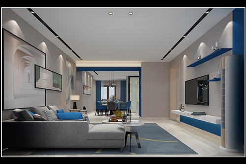 衢州市濱江·春江月現(xiàn)代簡(jiǎn)約風(fēng)格四居室裝修案例